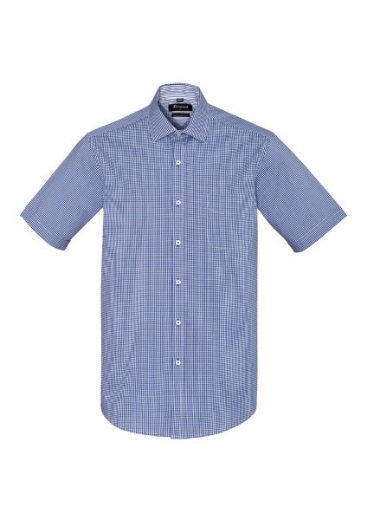 Picture of Biz Corporates Mens Newport Shirt Short Sleeve